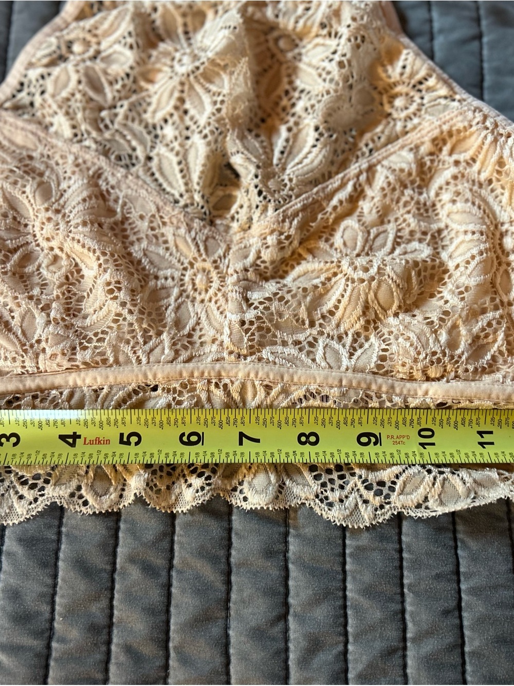 Zenana Outfitters Lace Bralette in Beige - Picture 6 of 6